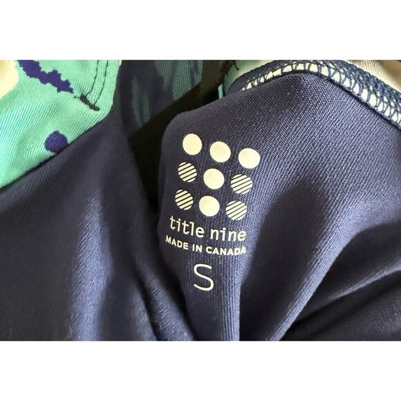 Title Nine Strappy Dream Athletic Dress Womens Small Navy Fit Flare Shelf Bra - Picture 5 of 5